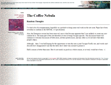 Tablet Screenshot of coffeenebula.com